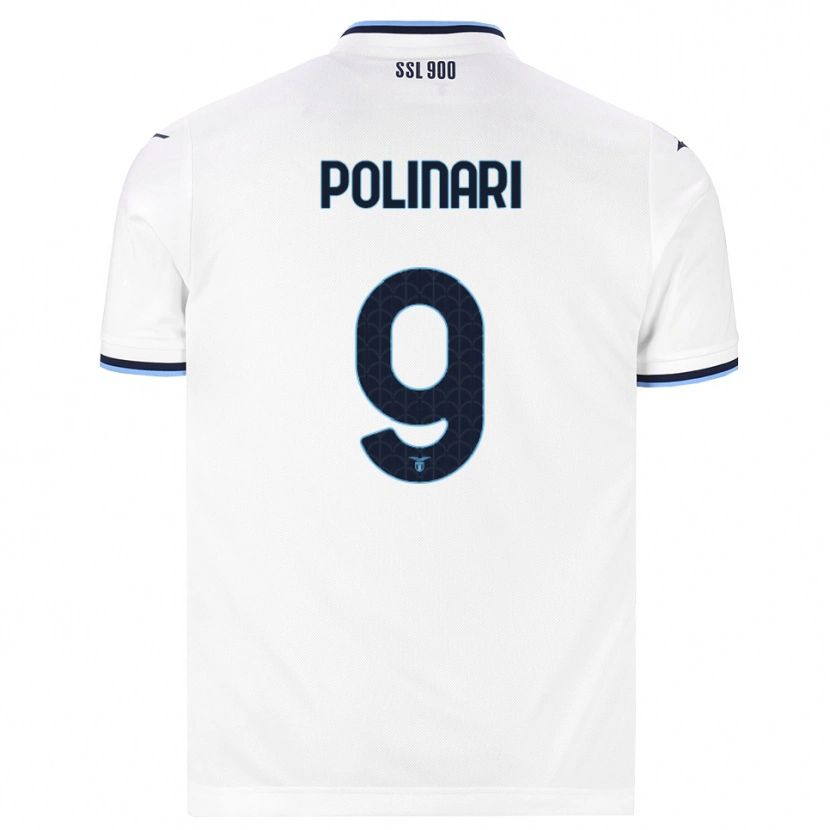 Danxen Damen Fabio Polinari #9 Weiß Dunkelblau Auswärtstrikot Trikot 2026/27 T-Shirt