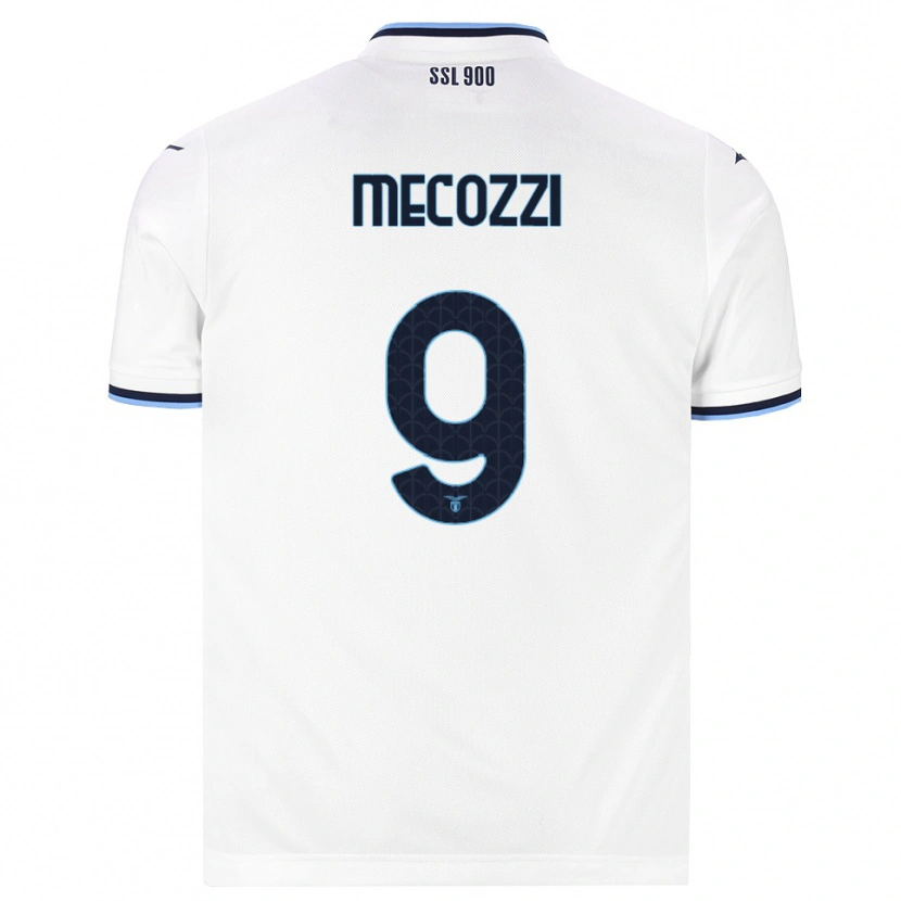 Danxen Damen Manuel Mecozzi #9 Weiß Dunkelblau Auswärtstrikot Trikot 2026/27 T-Shirt
