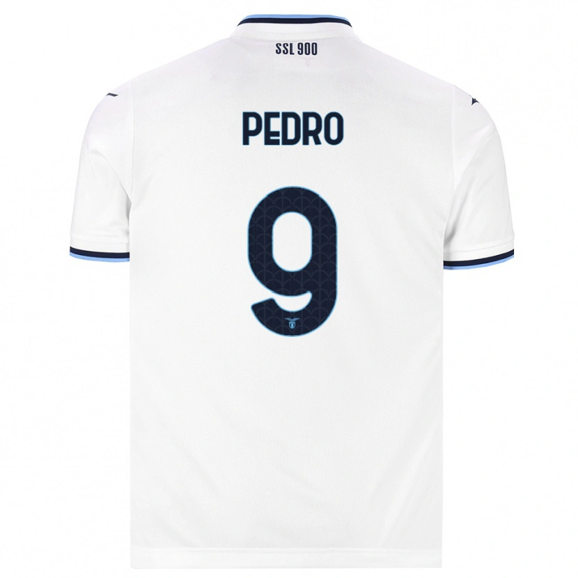 Danxen Damen Pedro #9 Weiß Dunkelblau Auswärtstrikot Trikot 2026/27 T-Shirt