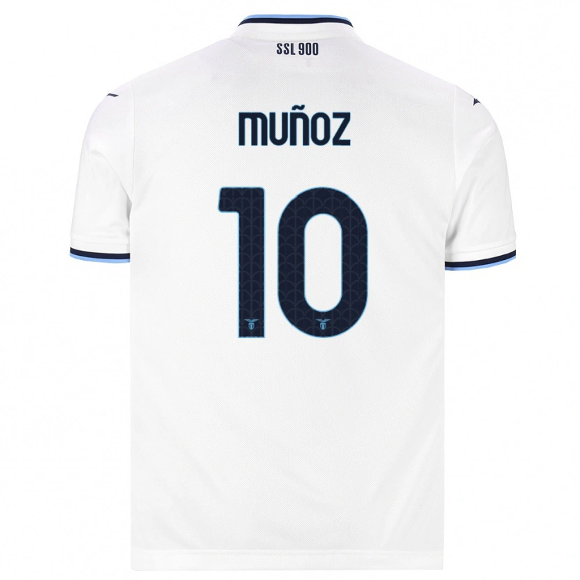 Danxen Damen Cristo Muñoz #10 Weiß Dunkelblau Auswärtstrikot Trikot 2026/27 T-Shirt