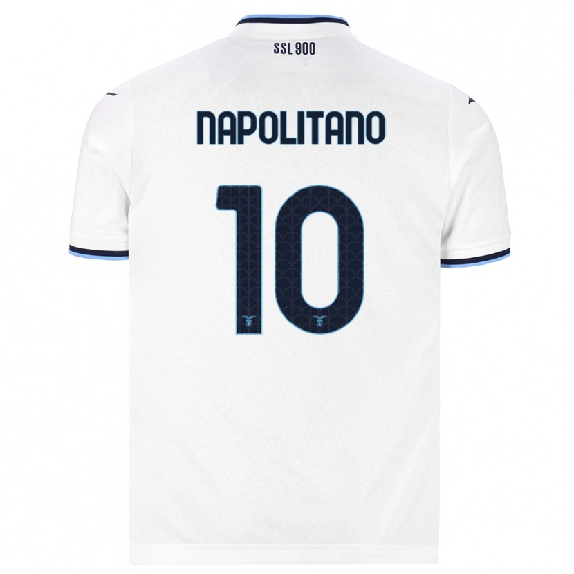 Danxen Damen Luca Napolitano #10 Weiß Dunkelblau Auswärtstrikot Trikot 2026/27 T-Shirt