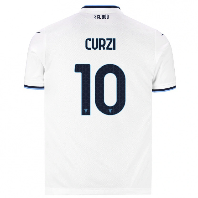Danxen Damen Simone Curzi #10 Weiß Dunkelblau Auswärtstrikot Trikot 2026/27 T-Shirt
