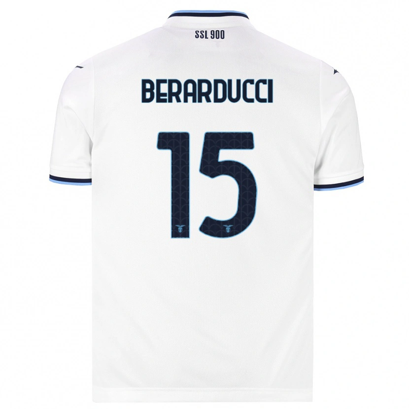 Danxen Damen Martina Berarducci #15 Weiß Dunkelblau Auswärtstrikot Trikot 2026/27 T-Shirt