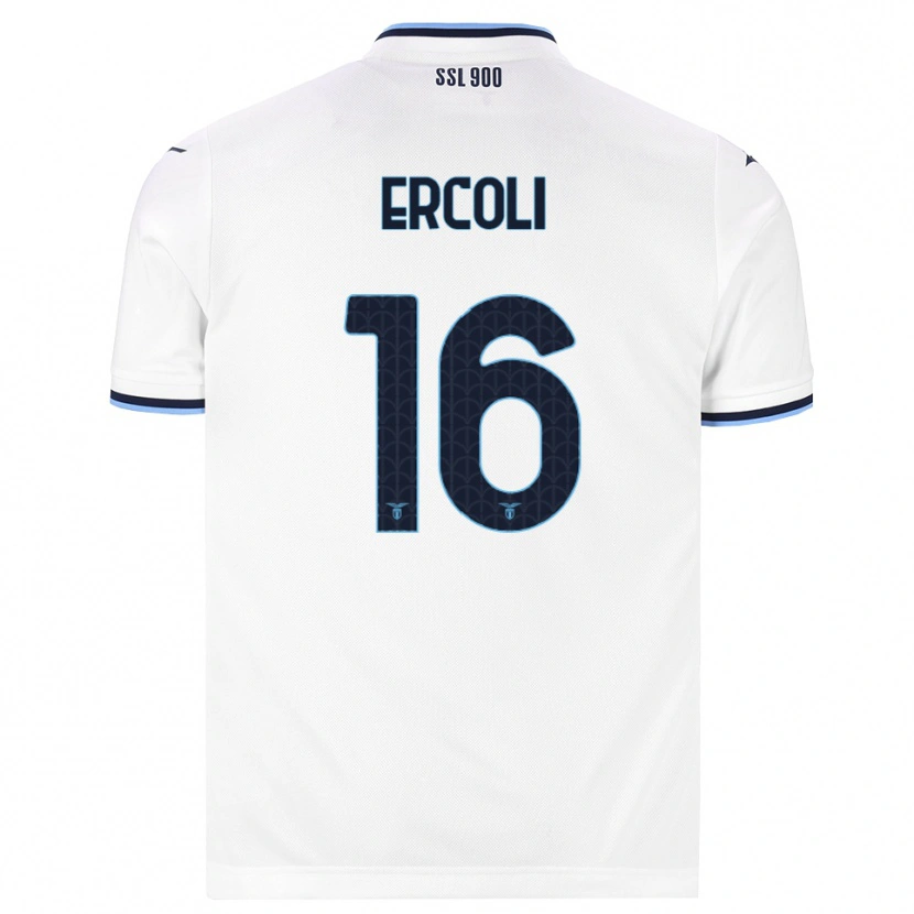 Danxen Damen Michele Ercoli #16 Weiß Dunkelblau Auswärtstrikot Trikot 2026/27 T-Shirt