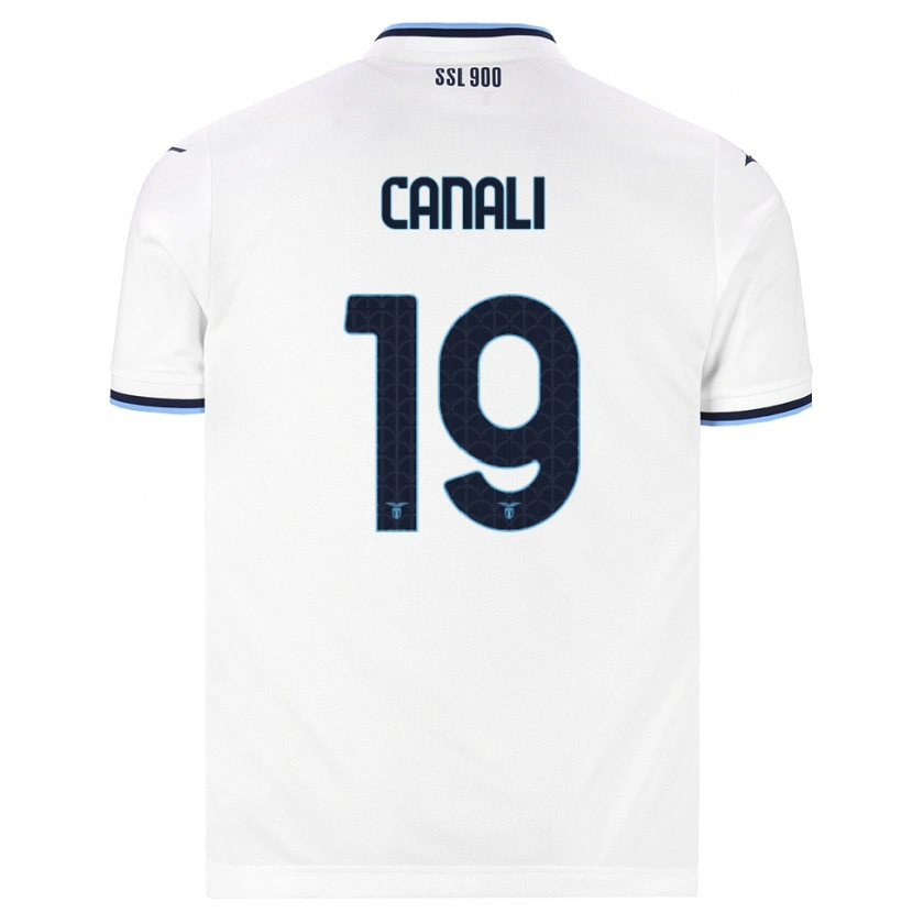 Danxen Damen Giorgio Canali #19 Weiß Dunkelblau Auswärtstrikot Trikot 2026/27 T-Shirt