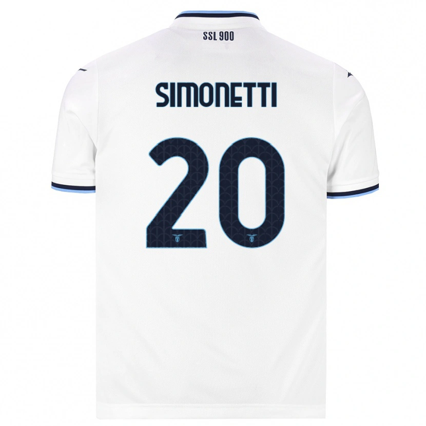 Danxen Damen Flaminia Simonetti #20 Weiß Dunkelblau Auswärtstrikot Trikot 2026/27 T-Shirt