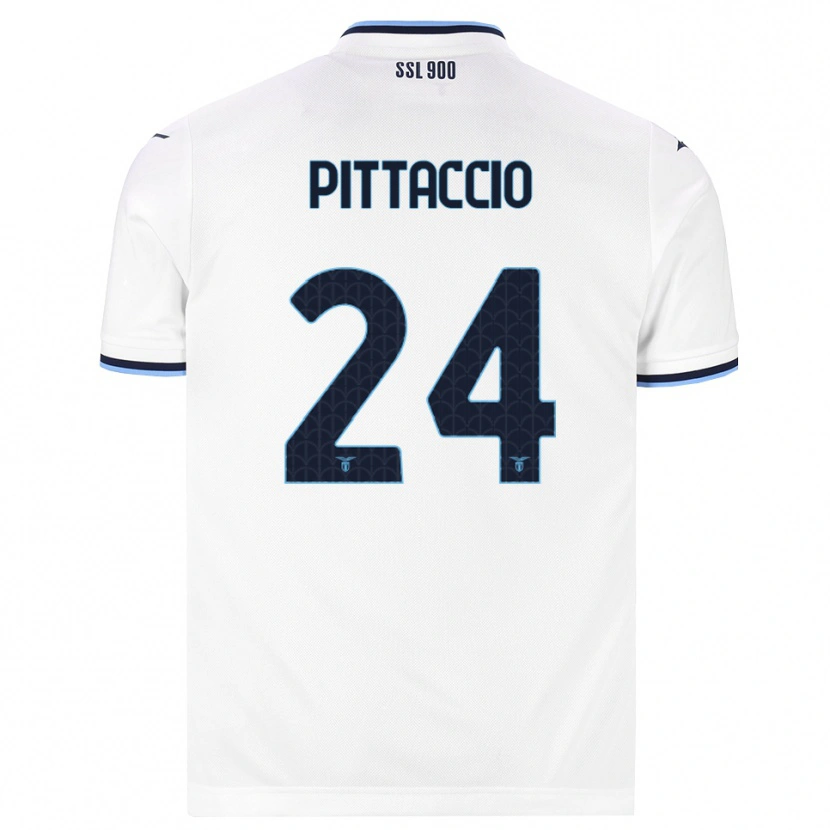 Danxen Damen Francesca Pittaccio #24 Weiß Dunkelblau Auswärtstrikot Trikot 2026/27 T-Shirt