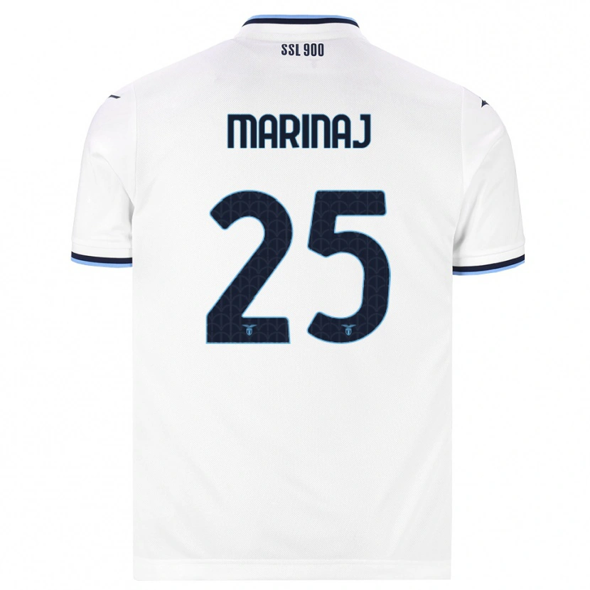 Danxen Damen Kledi Marinaj #25 Weiß Dunkelblau Auswärtstrikot Trikot 2026/27 T-Shirt