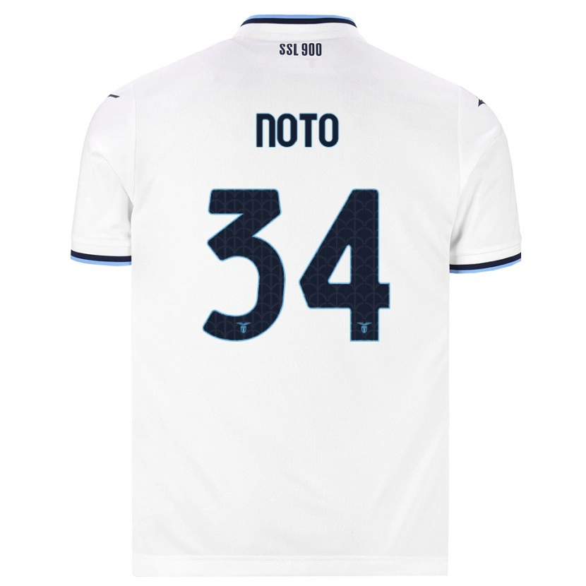 Danxen Damen Pierpaolo Noto #34 Weiß Dunkelblau Auswärtstrikot Trikot 2026/27 T-Shirt