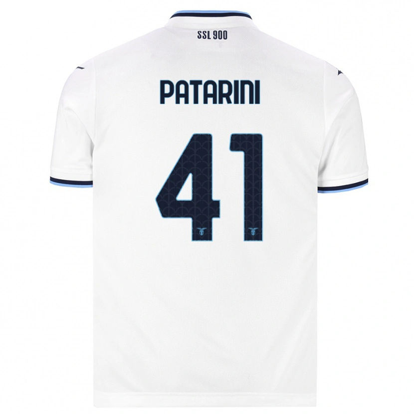 Danxen Damen Riccardo Patarini #41 Weiß Dunkelblau Auswärtstrikot Trikot 2026/27 T-Shirt