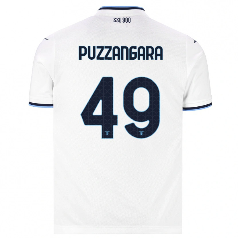 Danxen Damen Angelo Antonio Puzzangara #49 Weiß Dunkelblau Auswärtstrikot Trikot 2026/27 T-Shirt