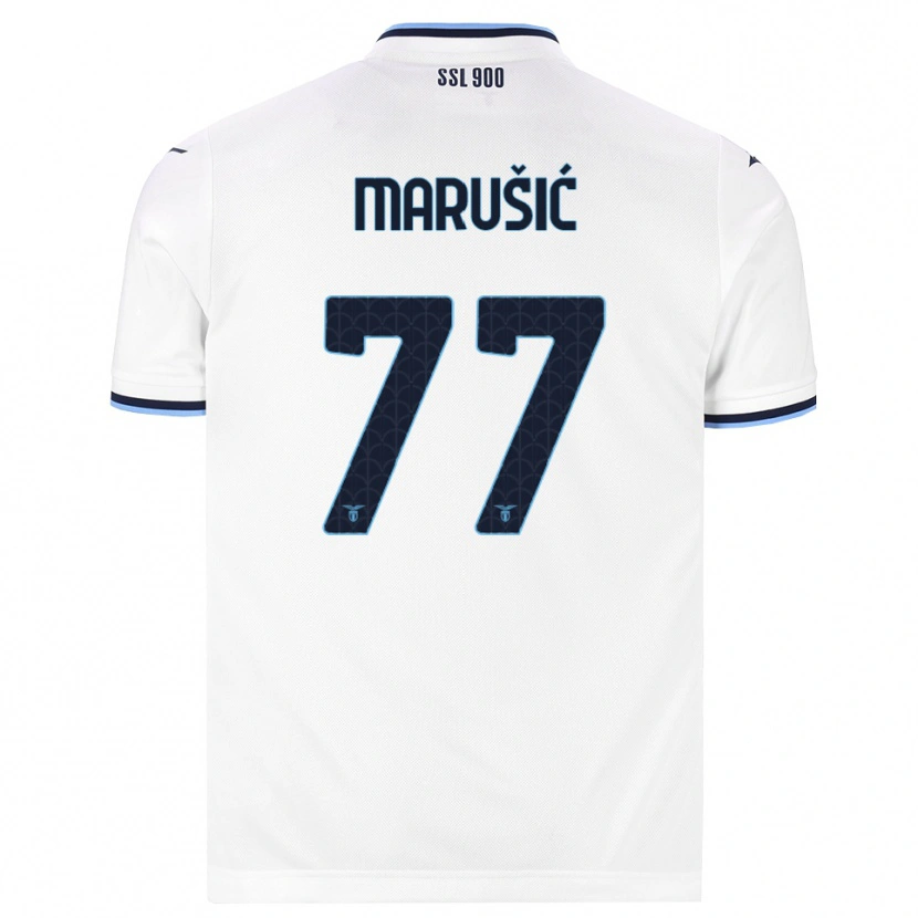 Danxen Damen Adam Marusic #77 Weiß Dunkelblau Auswärtstrikot Trikot 2026/27 T-Shirt