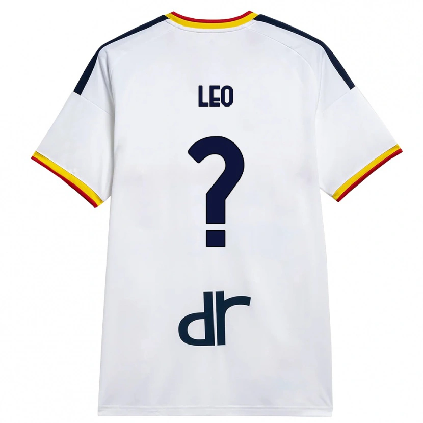 Danxen Damen Giulio Leo #0 Weiß Gelb Rot Auswärtstrikot Trikot 2026/27 T-Shirt