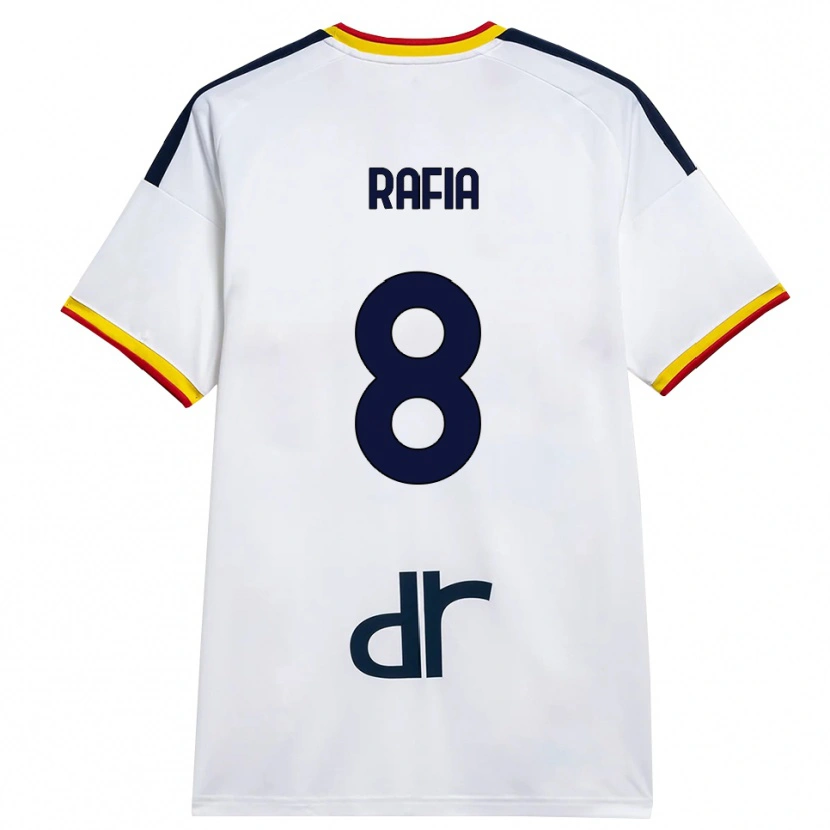 Danxen Damen Hamza Rafia #8 Weiß Gelb Rot Auswärtstrikot Trikot 2026/27 T-Shirt