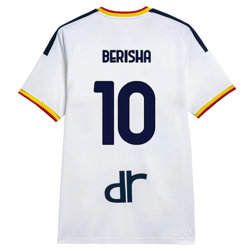 Danxen Damen Medon Berisha #10 Weiß Gelb Rot Auswärtstrikot Trikot 2026/27 T-Shirt