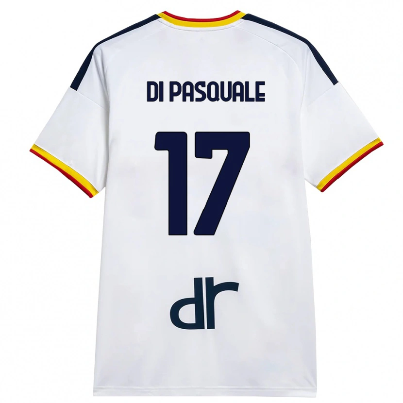 Danxen Damen Alessandro Di Pasquale #17 Weiß Gelb Rot Auswärtstrikot Trikot 2026/27 T-Shirt