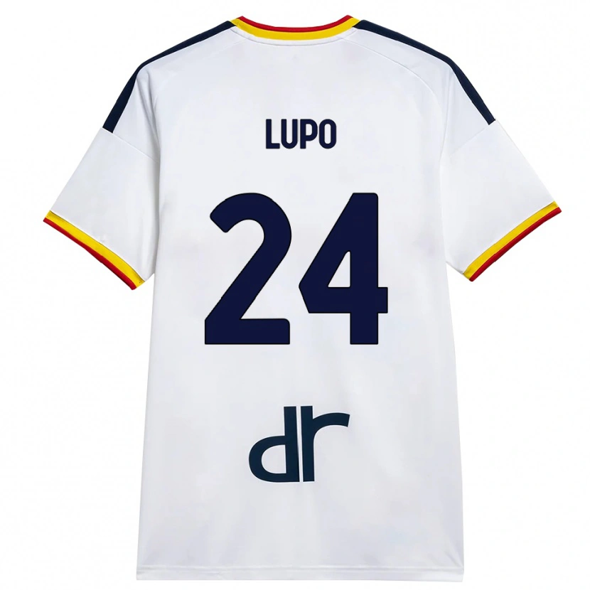 Danxen Damen Christian Lupo #24 Weiß Gelb Rot Auswärtstrikot Trikot 2026/27 T-Shirt
