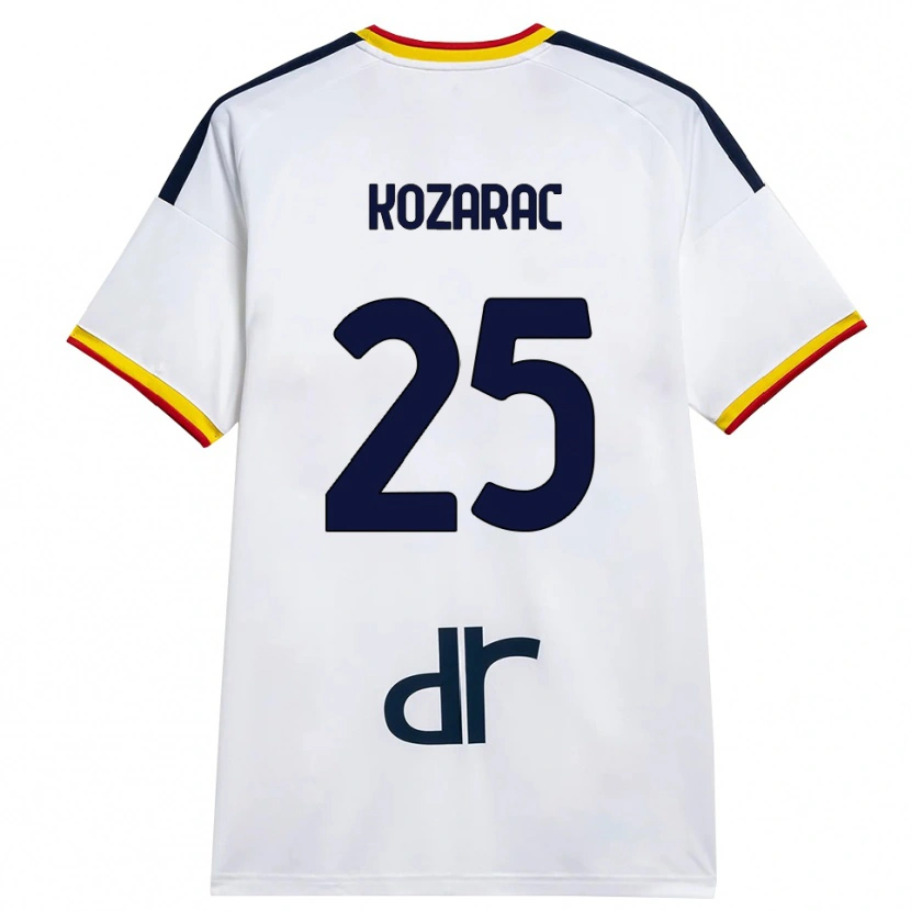 Danxen Damen Haris Kozarac #25 Weiß Gelb Rot Auswärtstrikot Trikot 2026/27 T-Shirt