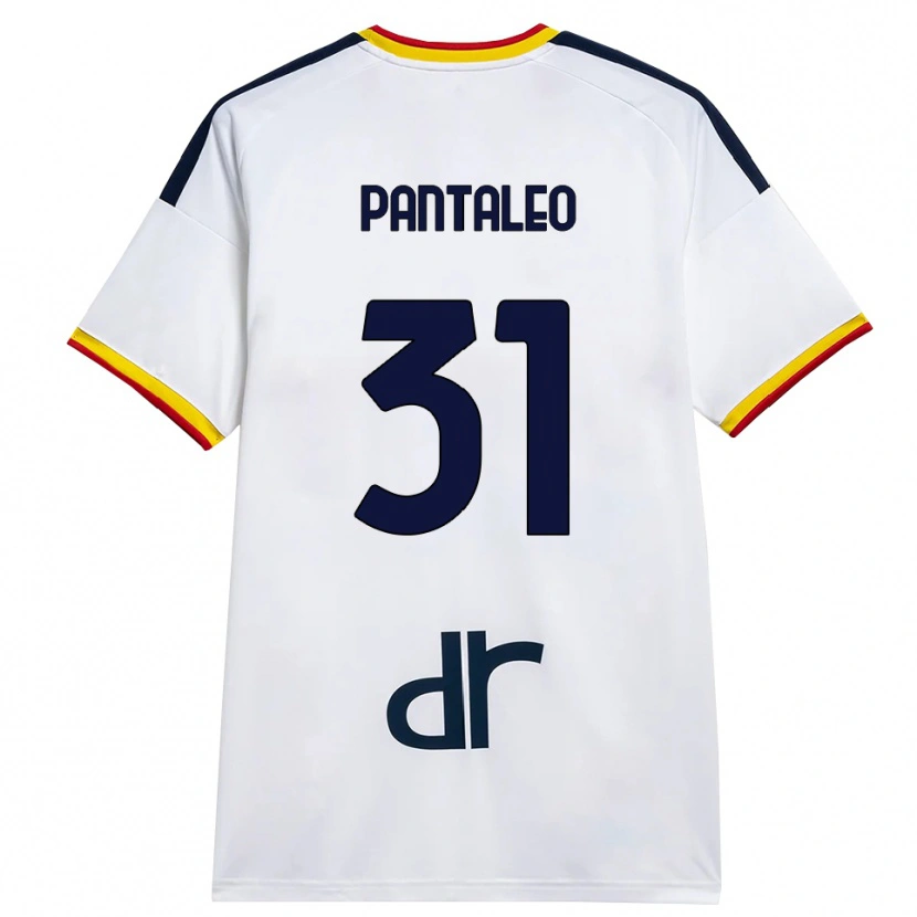 Danxen Damen Dario Pantaleo #31 Weiß Gelb Rot Auswärtstrikot Trikot 2026/27 T-Shirt