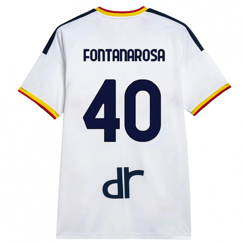 Danxen Damen Andrea Fontanarosa #40 Weiß Gelb Rot Auswärtstrikot Trikot 2026/27 T-Shirt