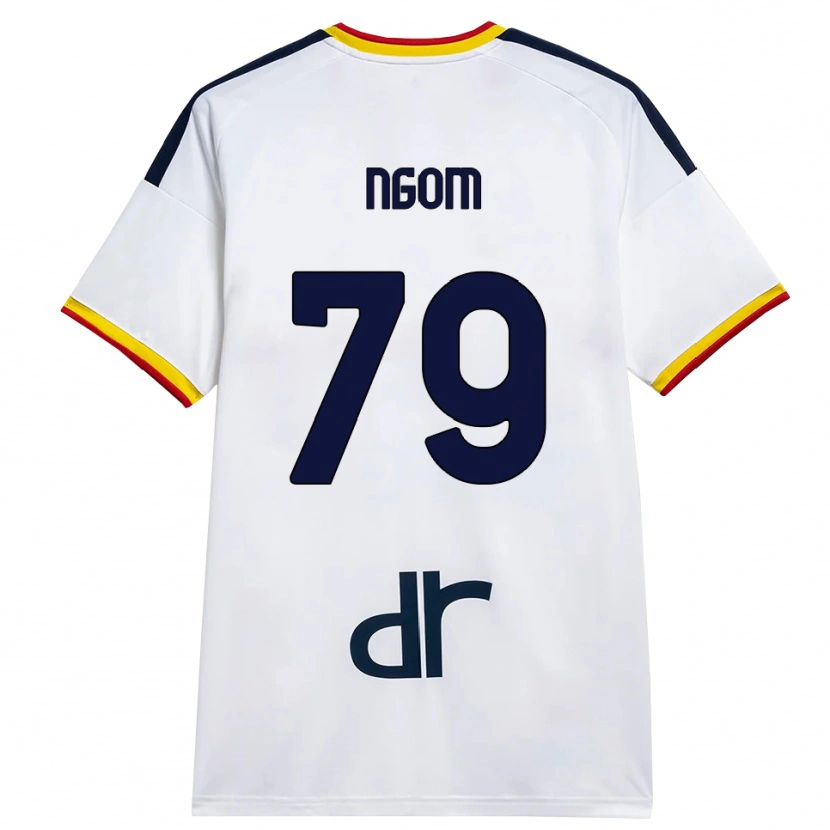 Danxen Damen Oumar Ngom #79 Weiß Gelb Rot Auswärtstrikot Trikot 2026/27 T-Shirt