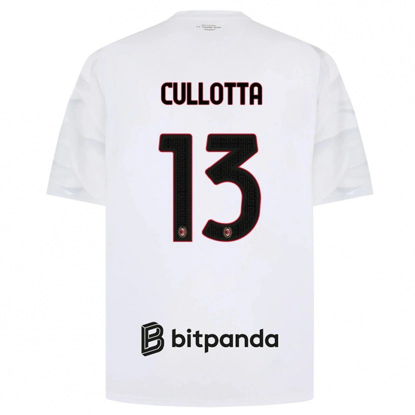 Danxen Damen Andrea Cullotta #13 Weiß Rot Schwarz Auswärtstrikot Trikot 2026/27 T-Shirt