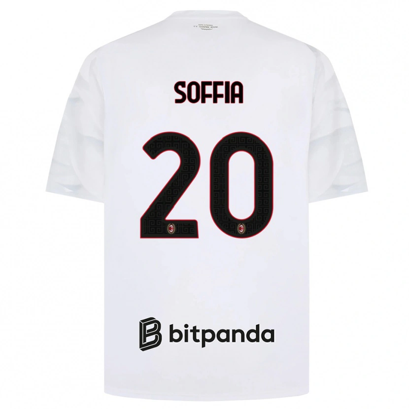 Danxen Damen Angelica Soffia #20 Weiß Rot Schwarz Auswärtstrikot Trikot 2026/27 T-Shirt
