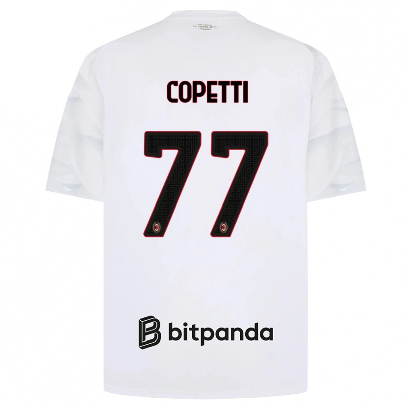 Danxen Damen Matilde Copetti #77 Weiß Rot Schwarz Auswärtstrikot Trikot 2026/27 T-Shirt