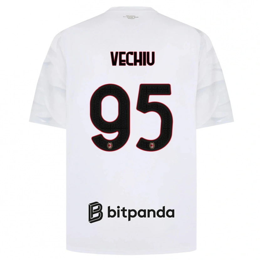 Danxen Damen Christian Vechiu #95 Weiß Rot Schwarz Auswärtstrikot Trikot 2026/27 T-Shirt
