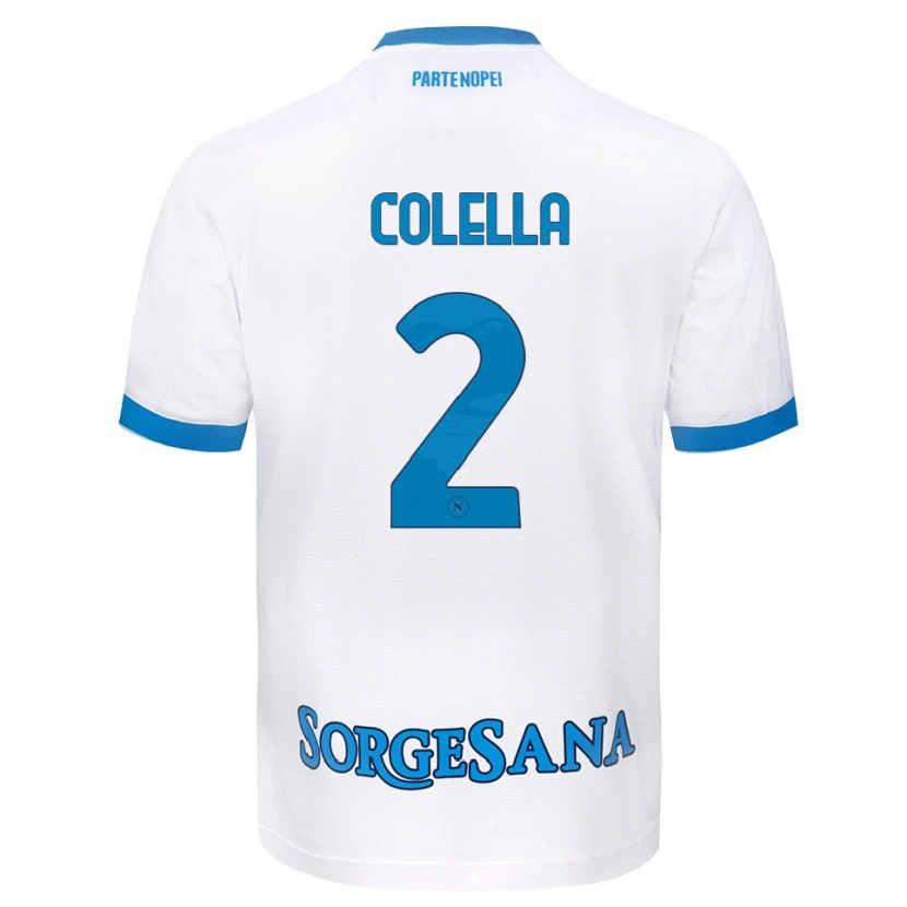 Danxen Damen Raffaele Colella #2 Weiß Hellblau Auswärtstrikot Trikot 2026/27 T-Shirt