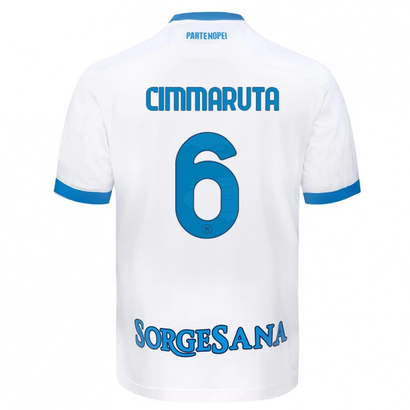 Danxen Damen Antonio Cimmaruta #6 Weiß Hellblau Auswärtstrikot Trikot 2026/27 T-Shirt