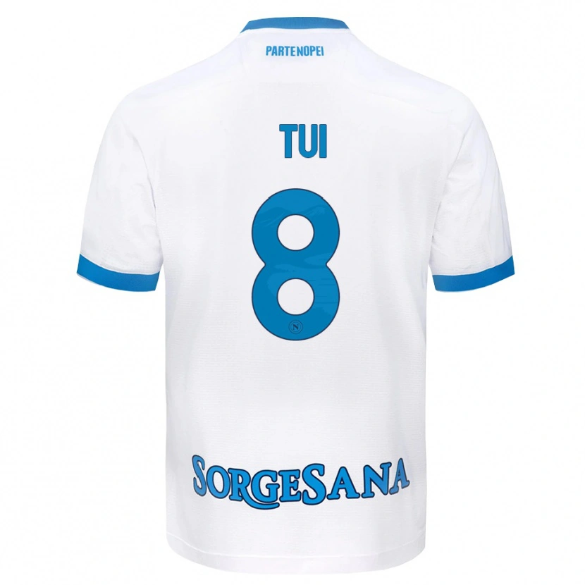 Danxen Damen Sara Tui #8 Weiß Hellblau Auswärtstrikot Trikot 2026/27 T-Shirt