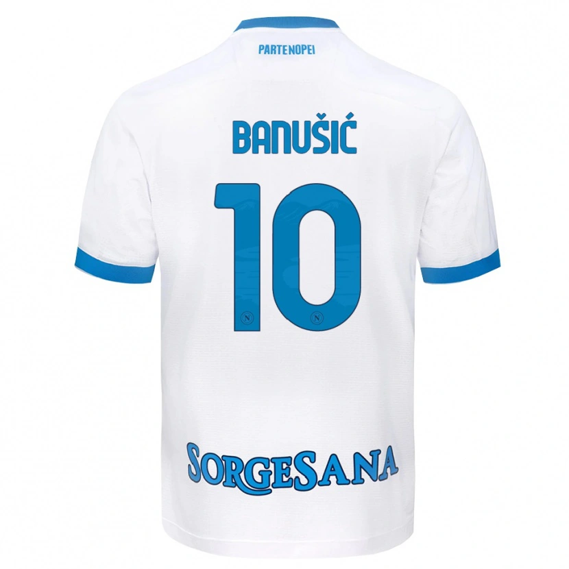 Danxen Damen Marija Maredinho Banušić #10 Weiß Hellblau Auswärtstrikot Trikot 2026/27 T-Shirt