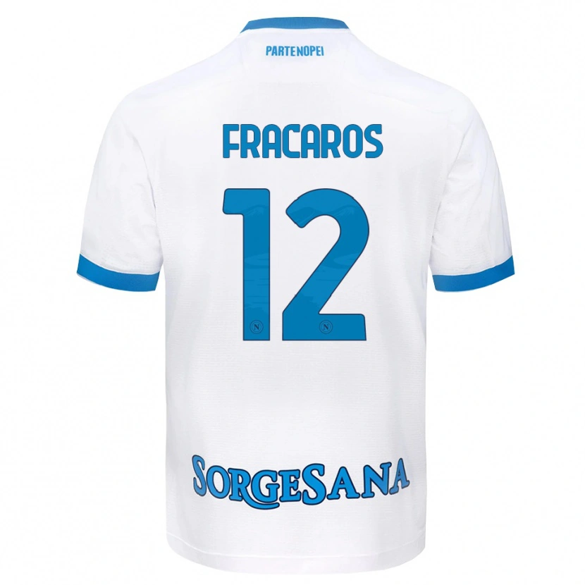 Danxen Damen Caterina Fracaros #12 Weiß Hellblau Auswärtstrikot Trikot 2026/27 T-Shirt