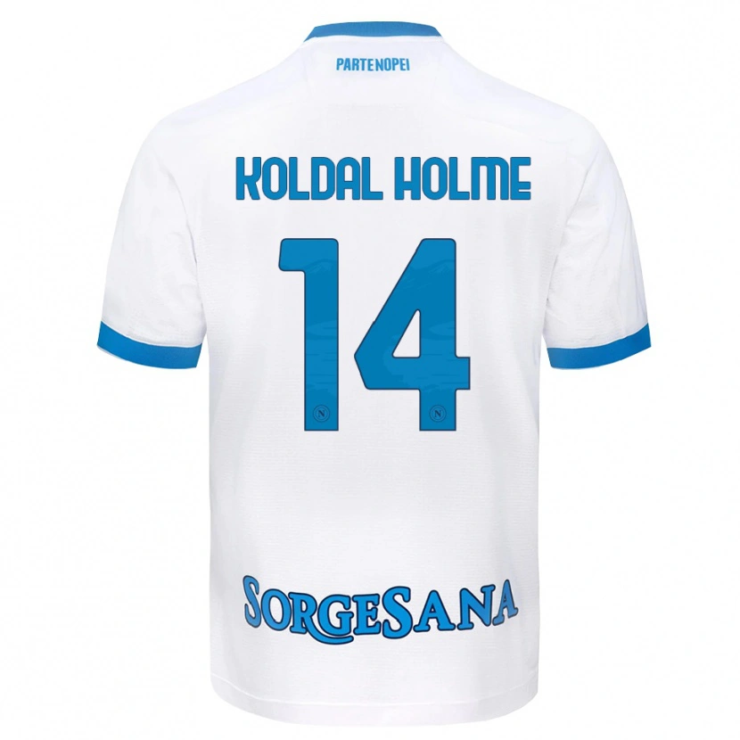 Danxen Damen Madelen Koldal Holme #14 Weiß Hellblau Auswärtstrikot Trikot 2026/27 T-Shirt