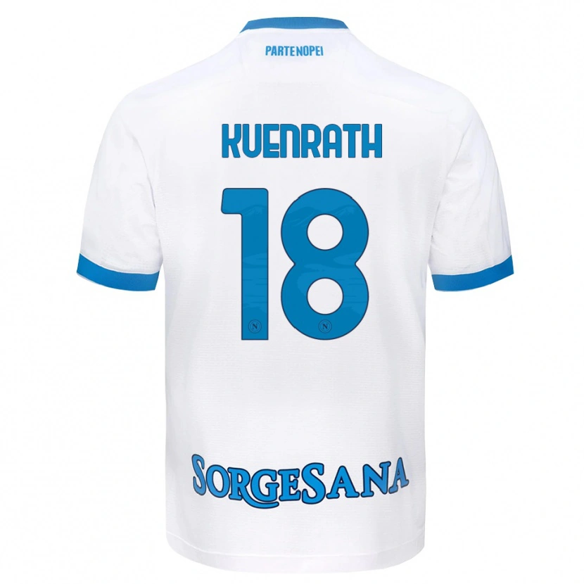 Danxen Damen Melanie Kuenrath #18 Weiß Hellblau Auswärtstrikot Trikot 2026/27 T-Shirt