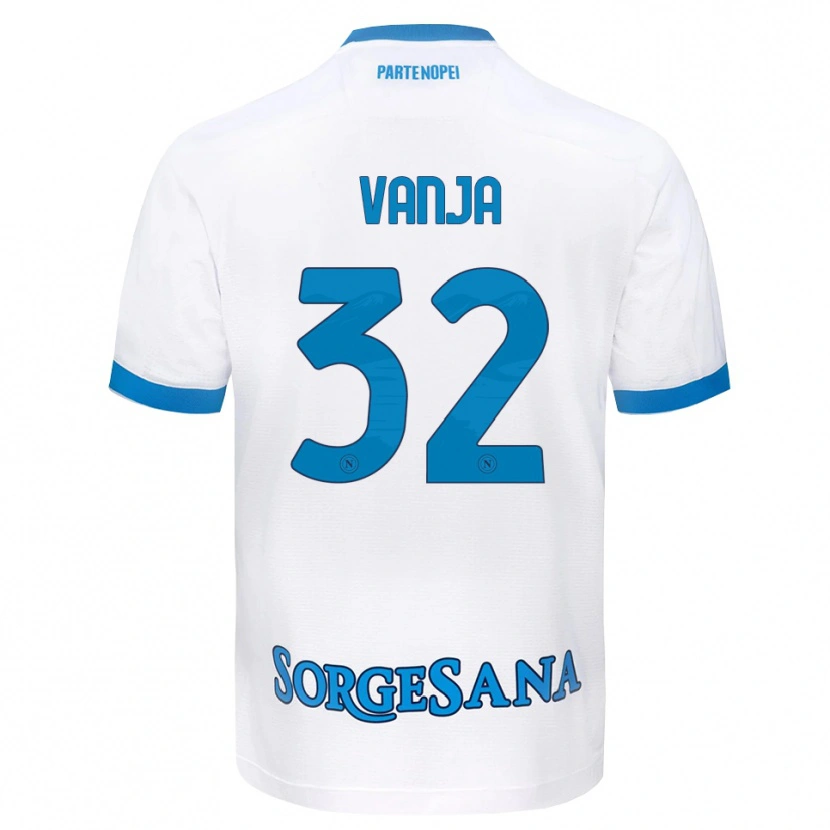 Danxen Damen Vanja Milinković-Savić #32 Weiß Hellblau Auswärtstrikot Trikot 2026/27 T-Shirt
