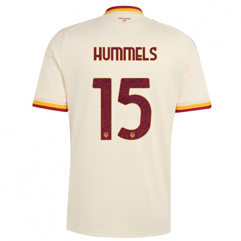 Danxen Damen Mats Hummels #15 Champagner Rot Gelb Auswärtstrikot Trikot 2026/27 T-Shirt
