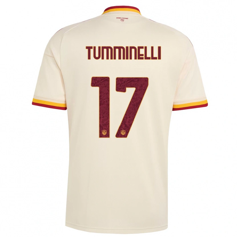 Danxen Damen Gianmarco Tumminelli #17 Champagner Rot Gelb Auswärtstrikot Trikot 2026/27 T-Shirt