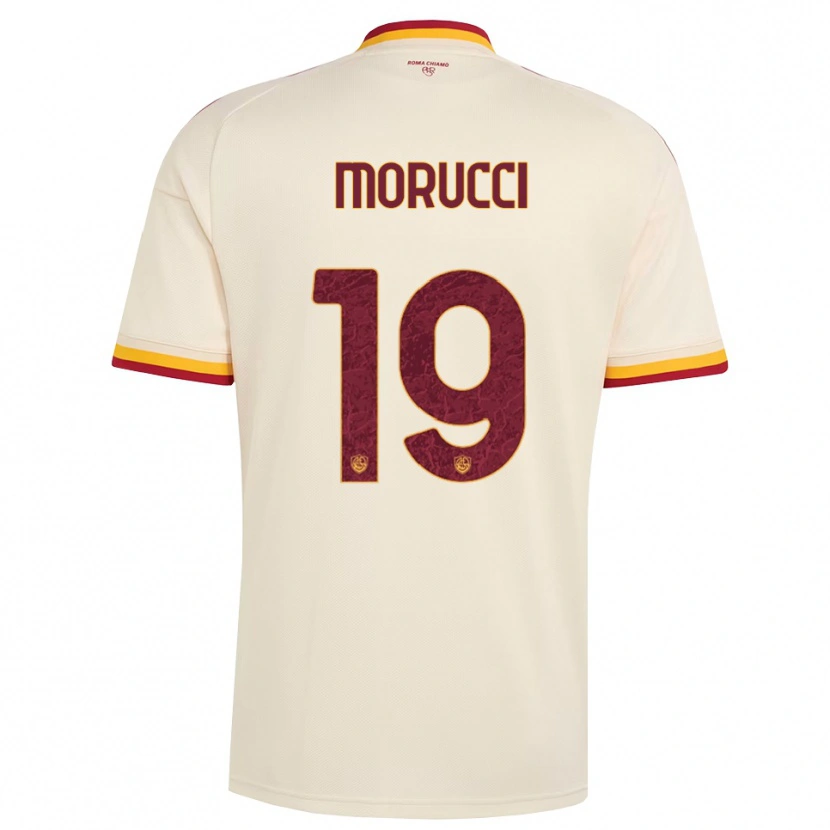 Danxen Damen Edoardo Morucci #19 Champagner Rot Gelb Auswärtstrikot Trikot 2026/27 T-Shirt