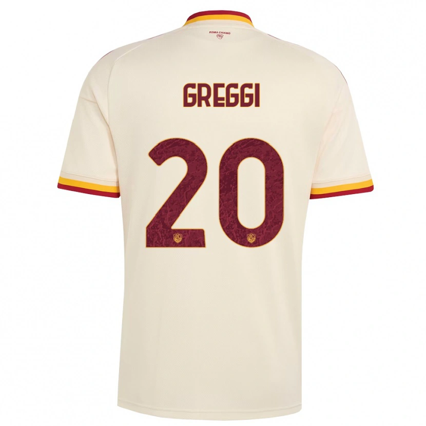 Danxen Damen Giada Greggi #20 Champagner Rot Gelb Auswärtstrikot Trikot 2026/27 T-Shirt