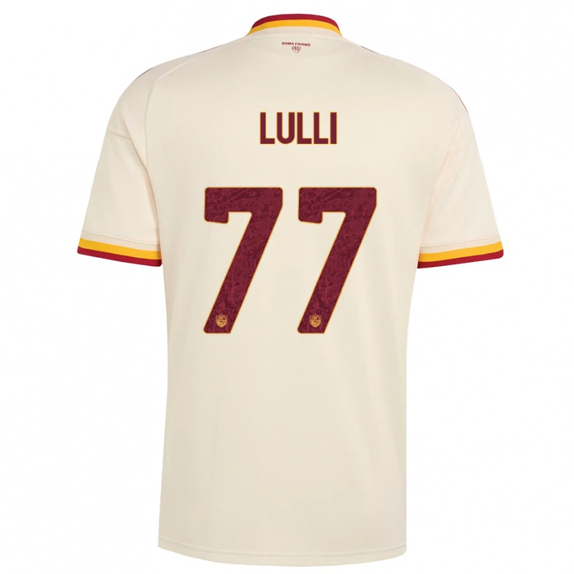 Danxen Damen Emanuele Lulli #77 Champagner Rot Gelb Auswärtstrikot Trikot 2026/27 T-Shirt