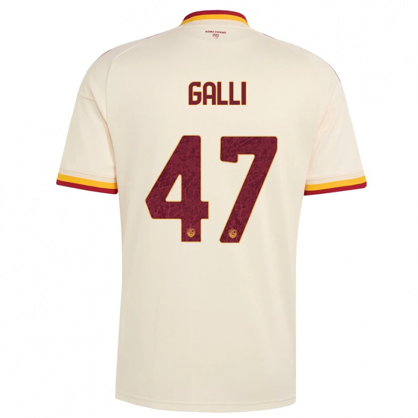 Danxen Damen Giulia Galli #47 Champagner Rot Gelb Auswärtstrikot Trikot 2026/27 T-Shirt