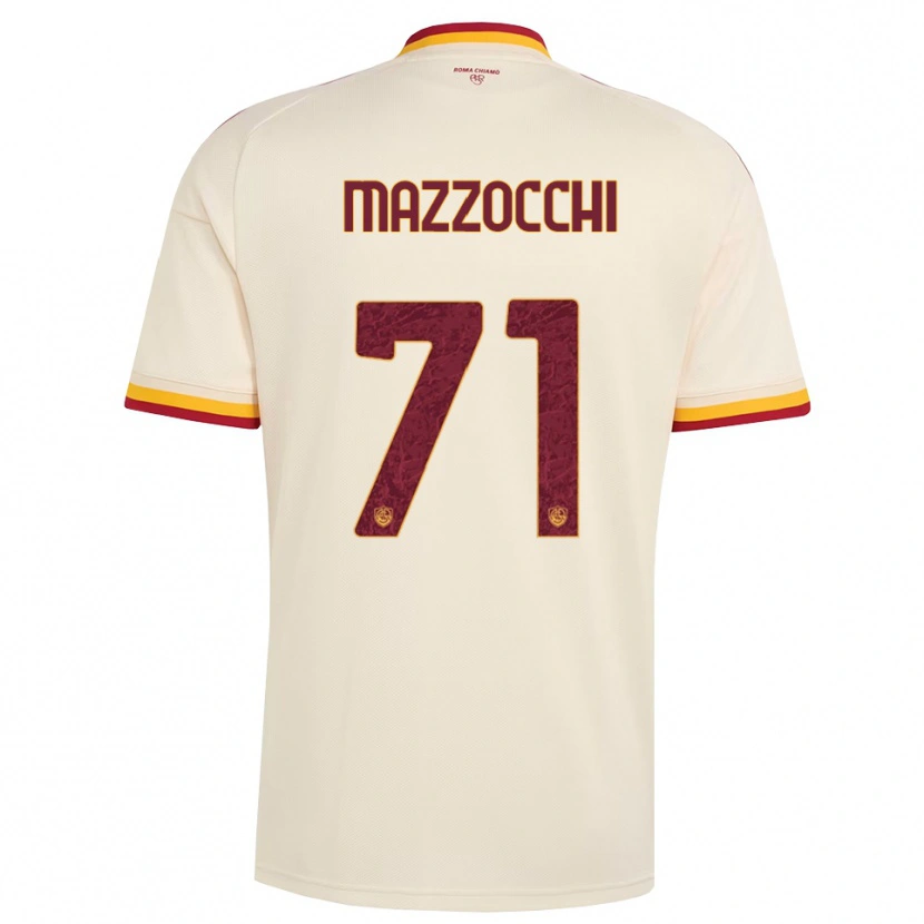 Danxen Damen Giulia Mazzocchi #71 Champagner Rot Gelb Auswärtstrikot Trikot 2026/27 T-Shirt