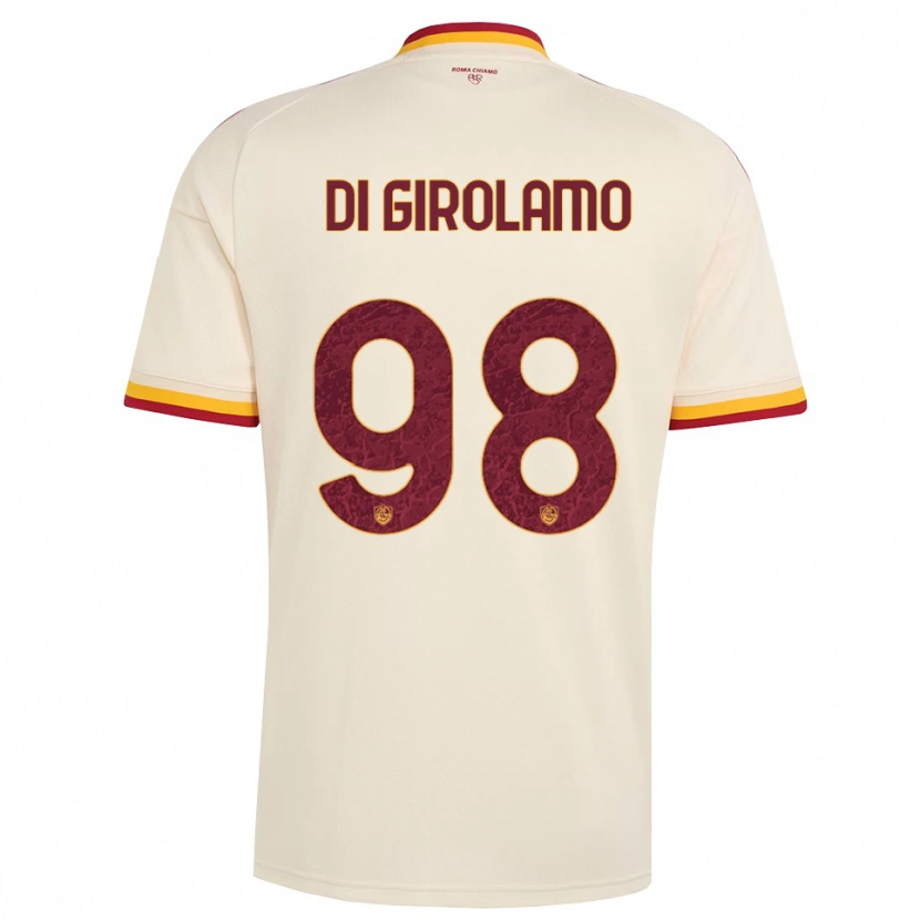 Danxen Damen Anita Di Girolamo #98 Champagner Rot Gelb Auswärtstrikot Trikot 2026/27 T-Shirt