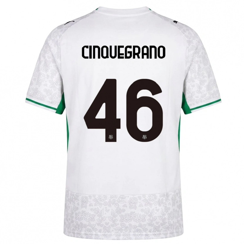 Danxen Damen Simone Cinquegrano #46 Weiß Schwarz Grün Auswärtstrikot Trikot 2026/27 T-Shirt