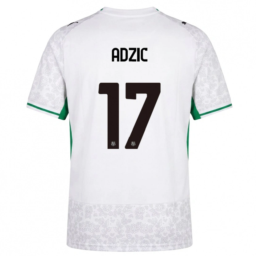 Danxen Damen Vasilije Adžić #17 Weiß Schwarz Grün Auswärtstrikot Trikot 2026/27 T-Shirt