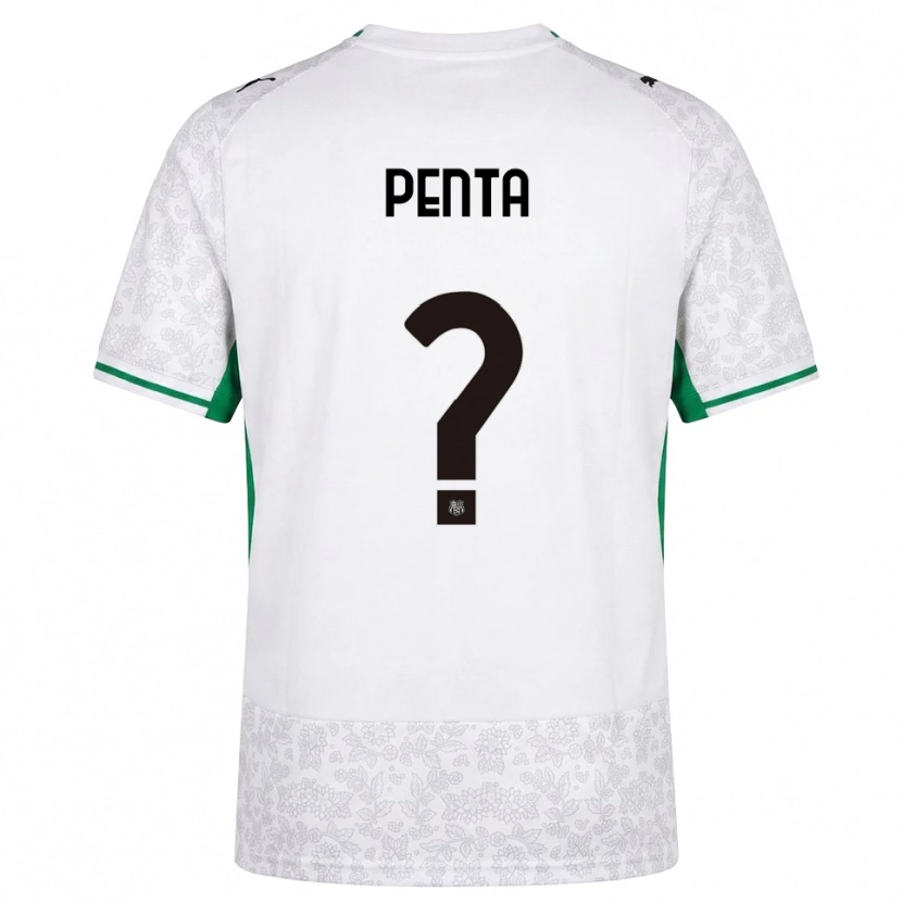 Danxen Damen Mattia Penta #0 Weiß Schwarz Grün Auswärtstrikot Trikot 2026/27 T-Shirt