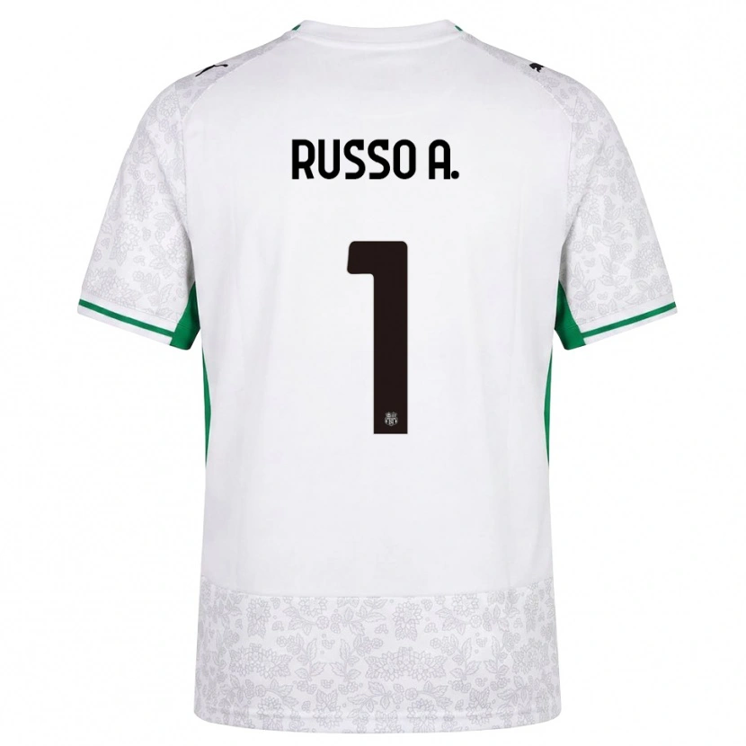 Danxen Damen Alessandro Russo #1 Weiß Schwarz Grün Auswärtstrikot Trikot 2026/27 T-Shirt
