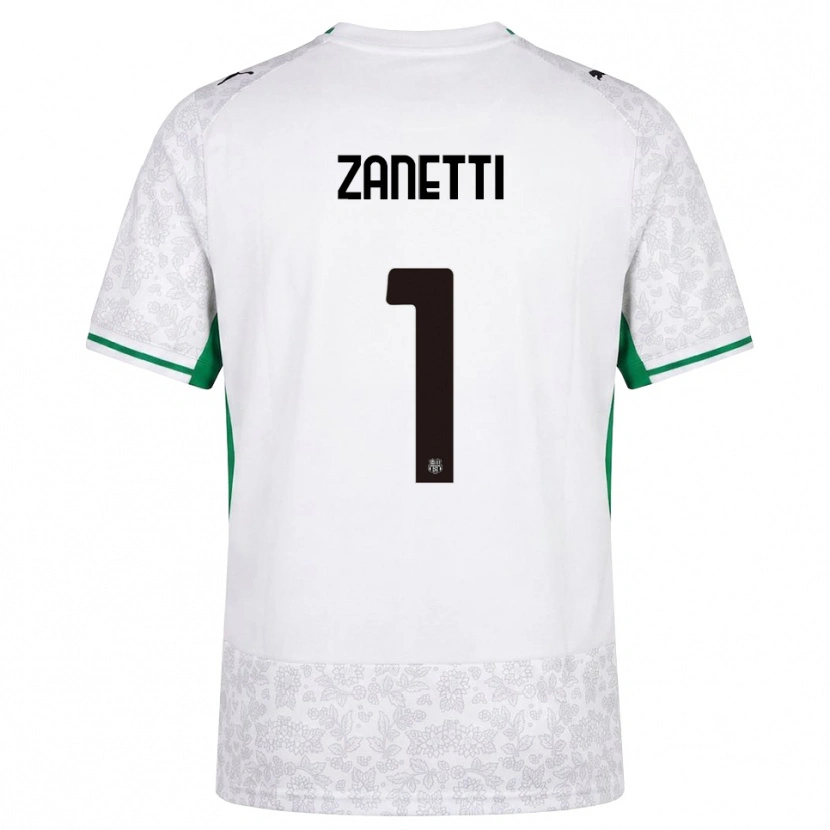 Danxen Damen Ercole Zanetti #1 Weiß Schwarz Grün Auswärtstrikot Trikot 2026/27 T-Shirt